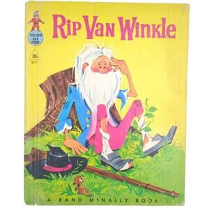 VTG 1961 Rip Van Winkle Rand McNally Tip Top Elf Book Dorothy Bell Briggs